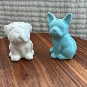 Frenchie and English Bulldog Pepper shakers